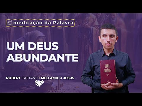 Coração em Deus: A Verdadeira Riqueza e Entrega Total - A imagem dessa postagem é de um Jovem usando camisa social, preta ou marsala, num fundo de parede branca. E ele está gesticulando sobre a meditação com legendas aparecendo na imagem voltadas para a seguinte palavra-chave: "coração em Deus"