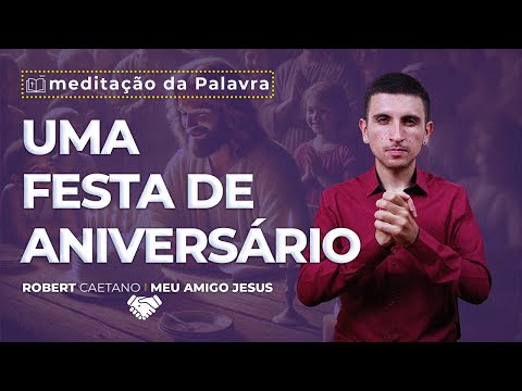 Feliz e Abençoado Natal: Celebrando o Nascimento de Jesus - A imagem dessa postagem é de um Jovem usando camisa social, preta ou marsala, num fundo de parede branca. E ele está gesticulando sobre a meditação com legendas aparecendo na imagem voltadas para a seguinte palavra-chave: "feliz e abençoado Natal"